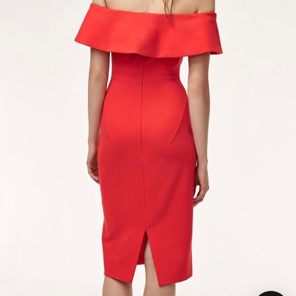 Aritzia off the shoulder sexy red dress, size 2 - Picture 15 of 16